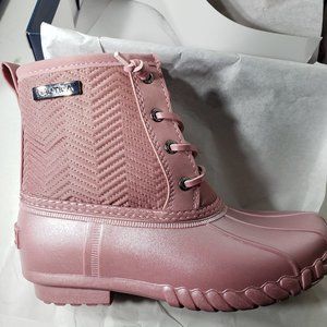 NAUTICA Youth Snow Weather Boot Pink NIB SIZE 1 &